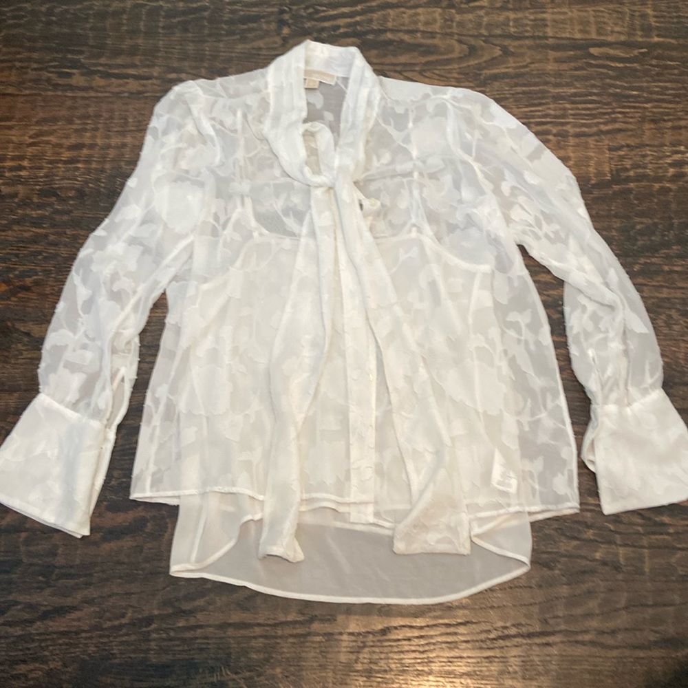 Michael Kors Sheer Blouse